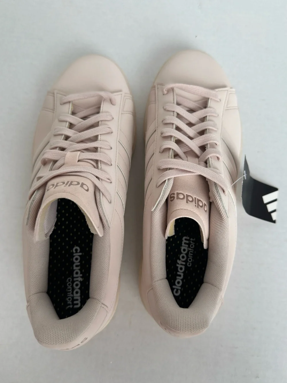 adidas Grand Court 2.0 Sneakers Women’s Size 10 Pink JH8680 Cloudfoam NWT